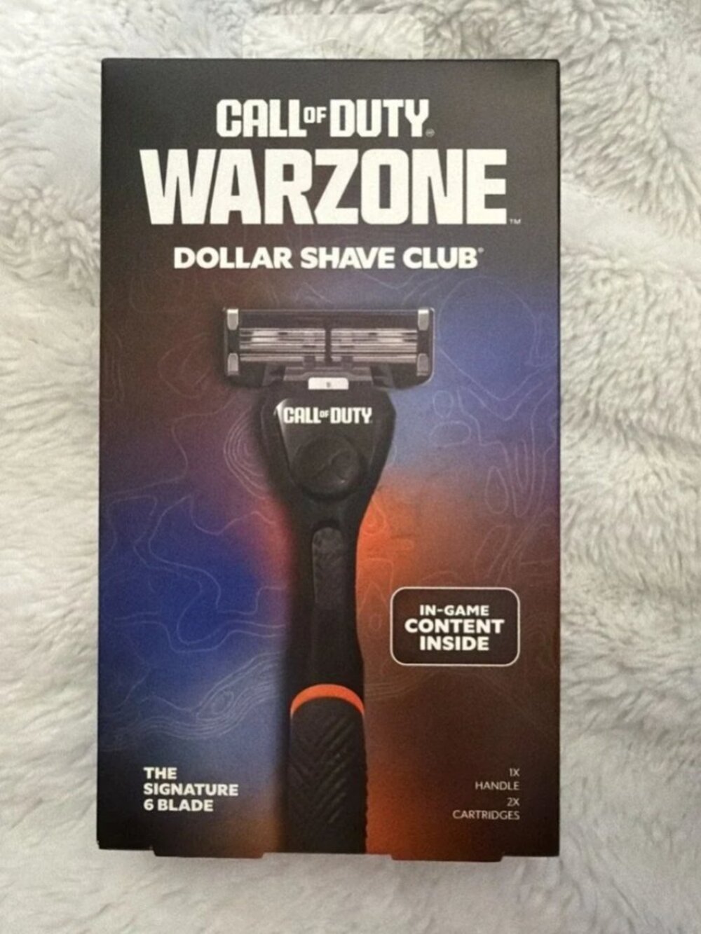 Dollar Shave Club x Call Of Duty WZ Razor Starter Set 2 Refills. New in box